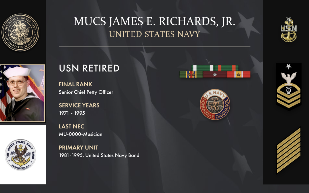 Service Reflections of MUCS James E. Richards, U.S. Navy (1971-1995)